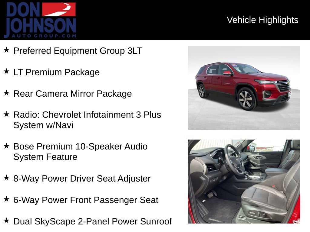 2023 Chevrolet Traverse LT Leather