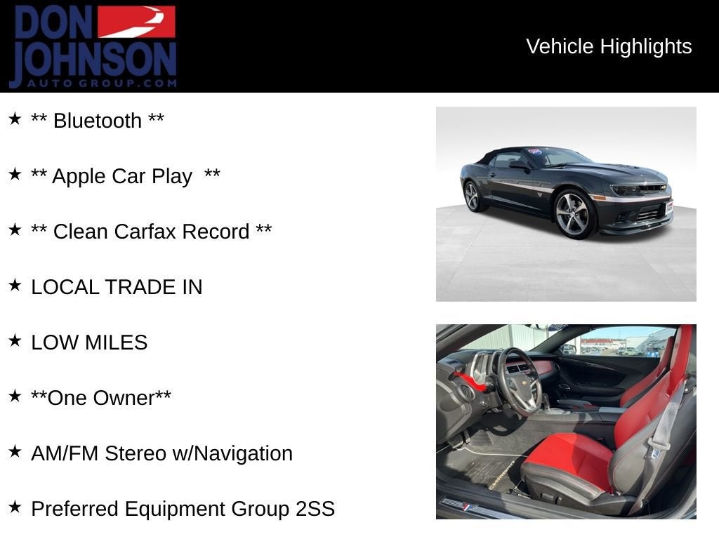 2015 Chevrolet Camaro SS