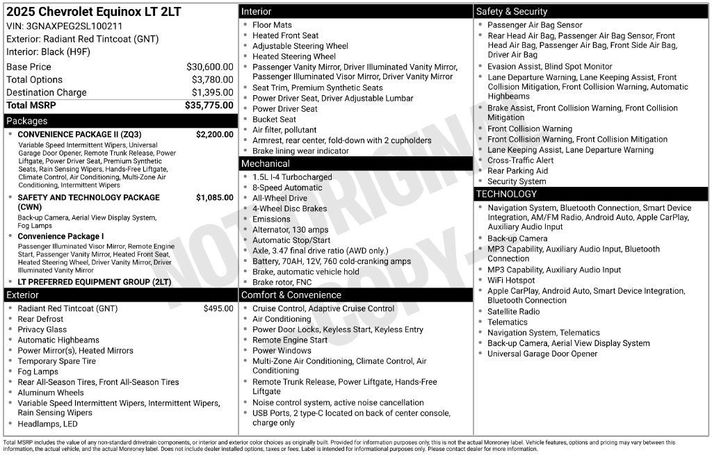 2025 Chevrolet Equinox LT