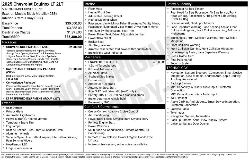 2025 Chevrolet Equinox LT