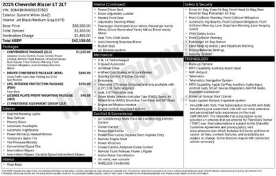 2025 Chevrolet Blazer 2LT