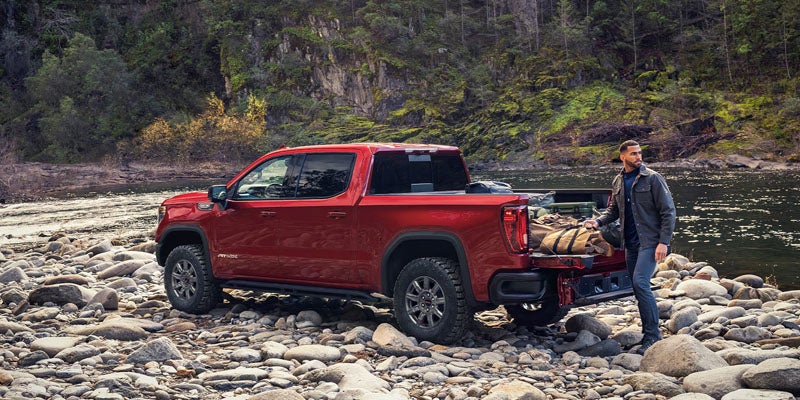 Back Space of 2026 GMC Sierra 1500 pickup Rice Lake, WI at Don Johnson Motors GMC
