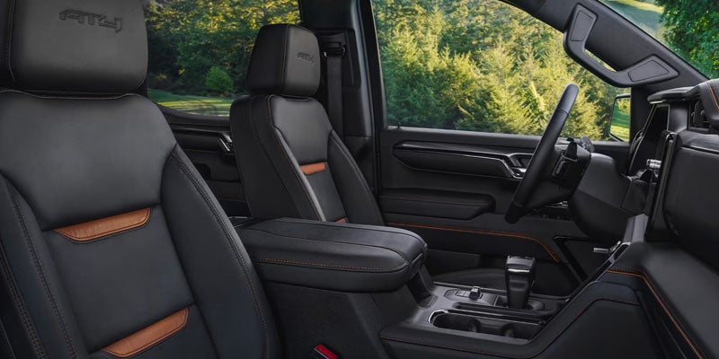 2026 GMC Sierra 1500 interior with premium comfort at Don Johnson Motors GMC in Rice Lake, WI