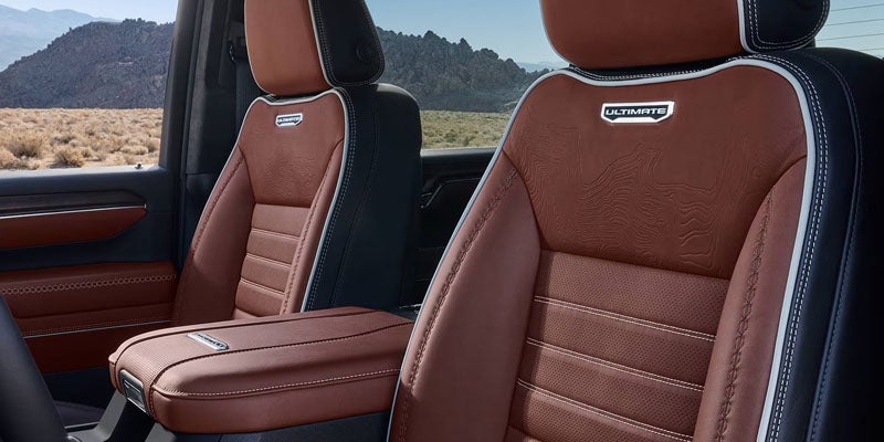 GMC Sierra 2500 HD 2026 premium seating and cabin design at Don Johnson Motors GMC Rice Lake, WI