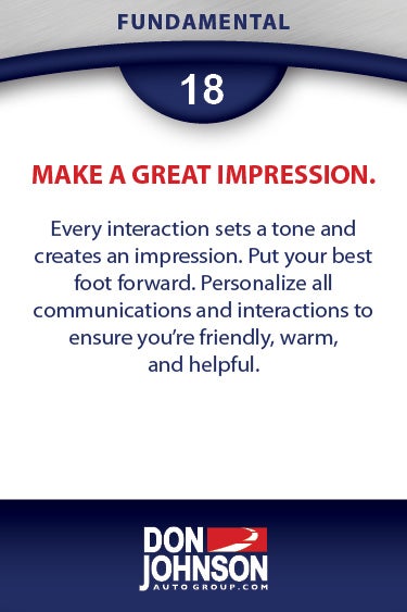 Fundamental 18 - Be An Expert