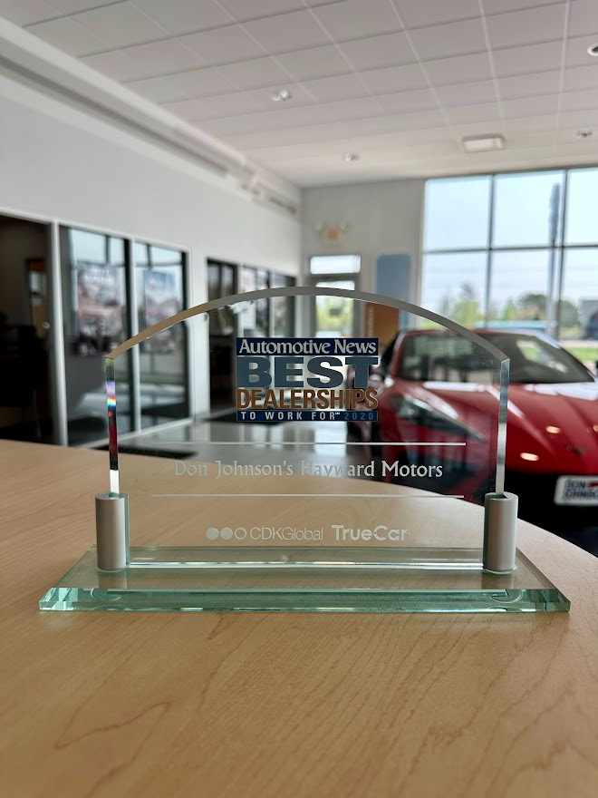 Award - Don Johnson Motors GMC in Rice Lake WI