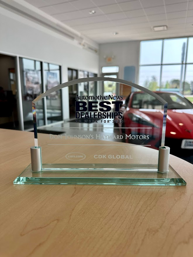 Award - Don Johnson Motors GMC in Rice Lake WI